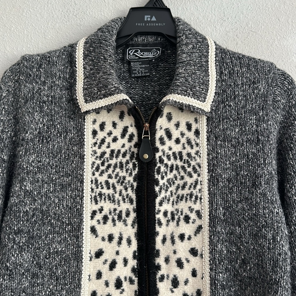 Vintage Rochelle wool blend heavy jacket small - Picture 3 of 7